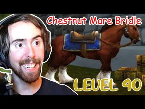 Asmongold Gets His FIRST MOUNT After Level 40 In Classic WoW