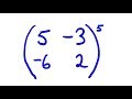 Cayley Hamilton Theorem Power Of 2x2 Matrix