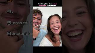 Ranking The Best Love Scenario Trend Ever #shorts #tiktok #usa