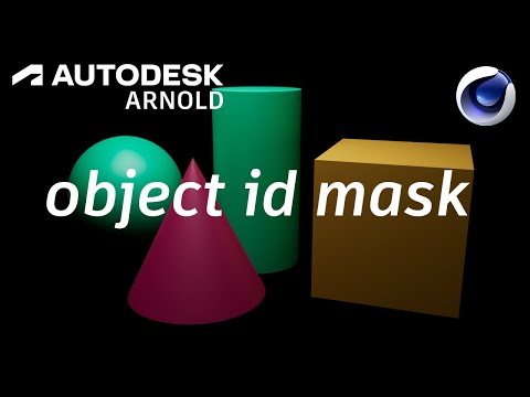 Object id masks in C4DtoA