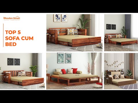 Top 5 Sofa cum Bed | Best Wooden Sofa Cum Bed | Latest Sofa Bed Design | WoodenStreet