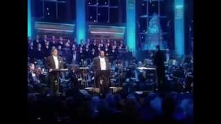 Luciano Pavarotti and Placido Domingo  O Holy Night  Cantique De Noel Christmas Vienna 1999