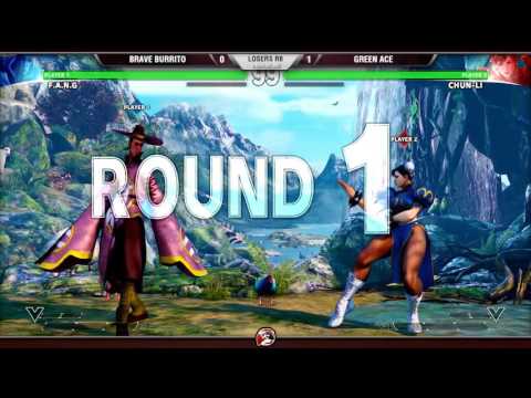 VS WEEKLY 3/25/16 - LOSERS R6 - BRAVE BURRITO (RYU/F.A.N.G) vs. GREEN ACE (CHUN-LI) - SFV