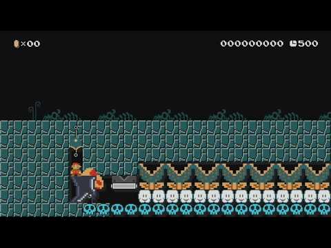 爽快！カタカタマリオ　keep run by サブ　りょんりょん - Super Mario Maker - No Commentary 1bn