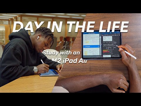 M2 iPad Air - Productive Day In The Life - Students Perspective