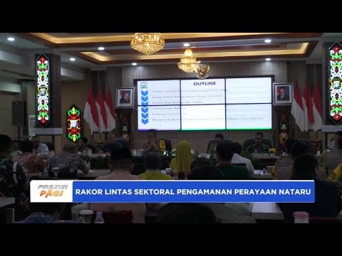 POLDA KALTENG RAKOR LINTAS SEKTORAL PENGAMANAN PERAYAAN NATARU