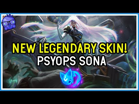 LEGENDARY PSYOPS SONA SKIN! (and a lesson on handling being camped) - League of Legends