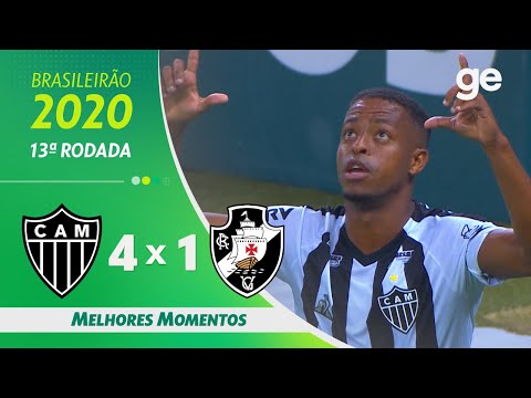Gols e lances de Atlético Mineiro x Vasco da Gama