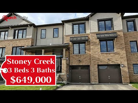 92 Crafter Crescent Townhouse For Sale in Stoney Creek By Search Realty