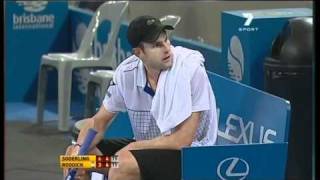 Robin Soderling v Andy Roddick - Men's singles final: Brisbane International 2011