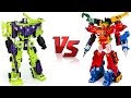 Construction Transformers Devastator VS Hello Carbot Hiper Buildian Vehicle Combine Robot Car Toys