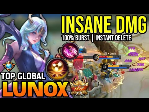 LUNOX BEST BUILD 2023 | TOP GLOBAL LUNOX GAMEPLAY | MOBILE LEGENDS✓