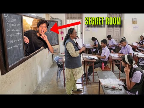 BUILD 4 SECRET ROOMS IN MY SCHOOL!