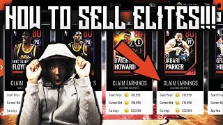 HOW TO SELL YOUR ELITE PLAYERS IN NBA LIVE MOBILE 18 AFTER THE NEW AUCTION HOUSE UPDATE!!!