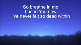 Breathe In Me ~ Michael W. Smith ~ lyric video