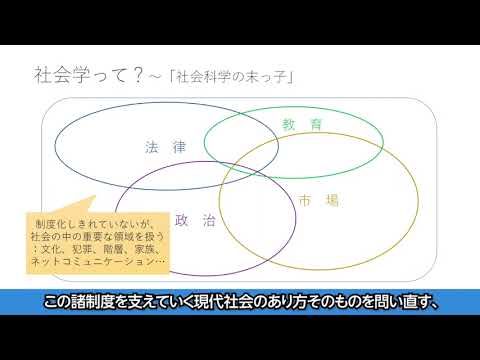 教育学類 筑波大学2022春の進学説明会（社会学類）