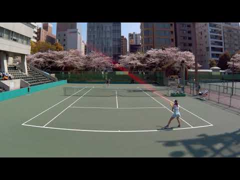 2019.4.8 小関みちか vs 上田らむ2/12 女子シングルス予選決勝【ITF ワールドテニスツアー富士薬品セイムス ウィメンズカップin大阪】