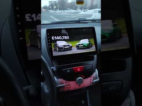 Магнитола в Peugeot 107 с алиэкспресс