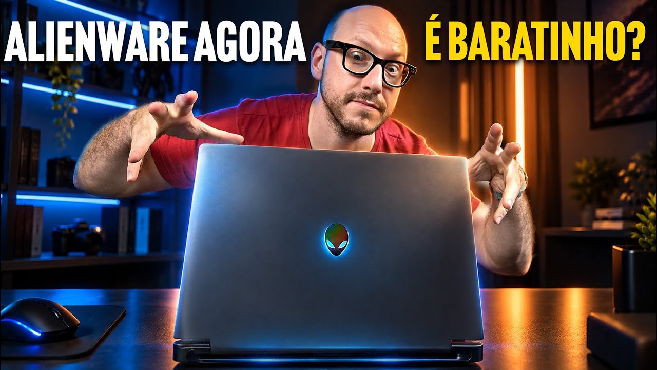 Miniatura da avaliação em vídeo de Notebook Dell Alienware 15 Intel Core 7 16GB 1TB SSD RTX 3050 15,3'' WUXGA