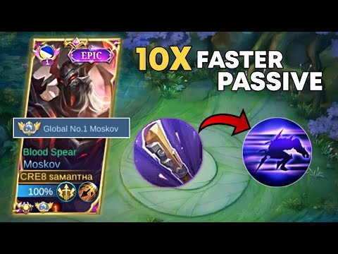 MOSKOV GOLDEN STAFF BUILD CAN ACTIVATE 10X FASTER PASSIVE!🔥| MOSKOV BEST BUILD 2023
