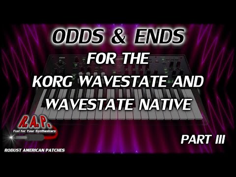 Odds & Ends for the Korg Wavestate (Part 3)