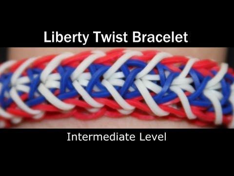 Rainbow Loom Patterns - Liberty Twist bracelet