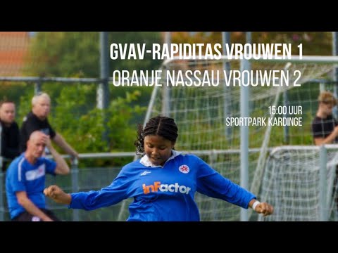 GVAV VR1 vs Oranje Nassau VR2 Beker