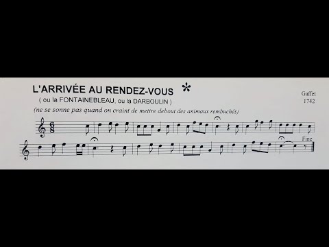 L’arrivée au rendez vous Trompe de chasse Guyaume Vollet