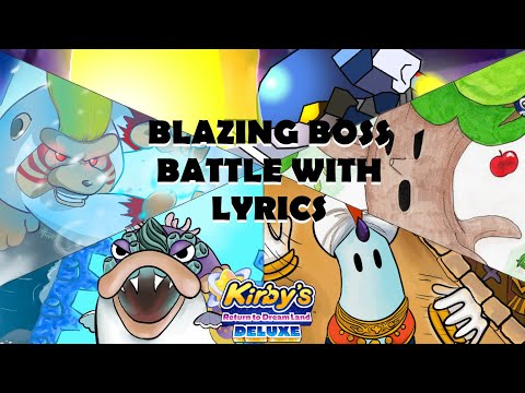 Blazing Boss Battle with lyrics ft. @Mr.Pea_YT - 1000 Sub Special