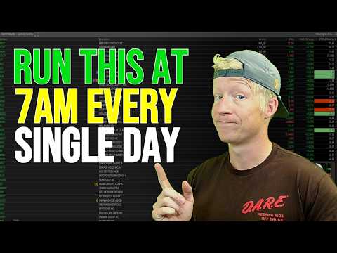 Run This ThinkorSwim Scanner Every Morning (Premarket Gappers)