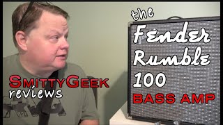 Video thumbnail for Discovering the Hidden Power of the Fender Rumble 100 Bass Amp by SmittyGeek Channel