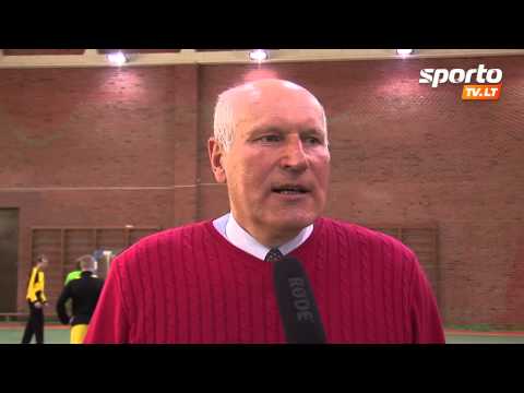 SportoTv.lt: Rankinis. "Šviesa" - "Saulė-Liumenas" trenerių komentarai 2013-05-05