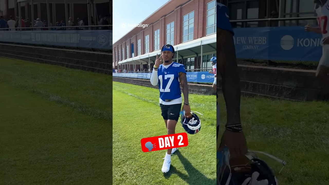 Let’s get it 🤙 #shorts #giants #trainingcamp #nfl #football