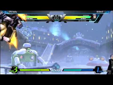 UMVC3 EVO 2014 TOP 8 Ray Ray vs  Chris G HD