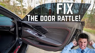 FINALLY! A Door Rattle FIX For the C8 Corvette!