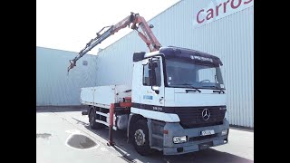 Mercedes-Benz Actros 1831 Atlas Ak140.1A4+remote lames steel 165000km flatbed truck for sale - Image 4 | Autoline AU Mercedes-Benz Actros 1831 Atlas Ak140.1A4+remote lames steel 165000km flatbed truck | Image 4 - Autoline
