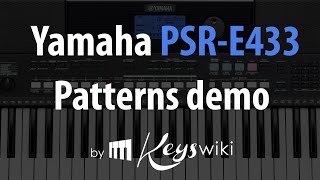 Video thumbnail for Yamaha PSR E 433. Patterns demo by KeysMan