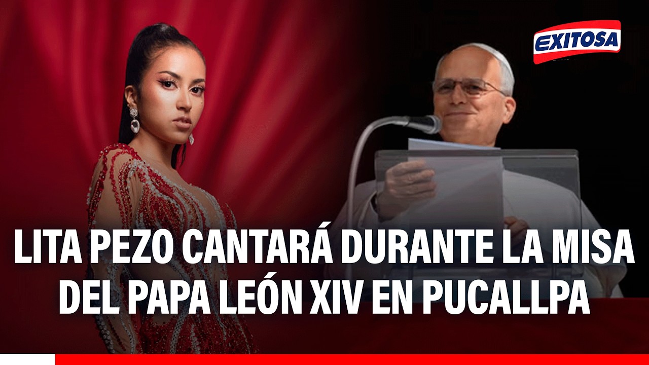 🔴🔵 Lita Pezo cantará durante la misa del papa León XIV en Pucallpa