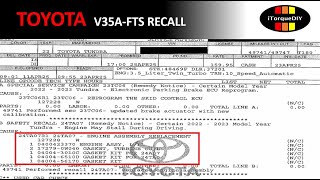 How to Navigate the Toyota Tundra Engine Recall: V35A-FTS Replacement Strategy Every Owner Needs