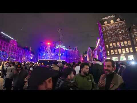 Amsterdam NYE 2026: Dam Square Party Gone Wild! #newyear2026 #amsterdam #india #damsquare #holland