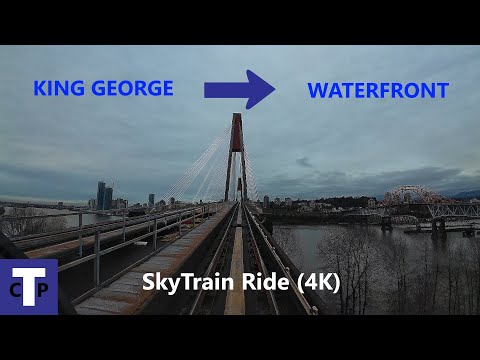 Vancouver SkyTrain Ride - 2024 Edition | Expo Line (King George - Waterfront) (4K)