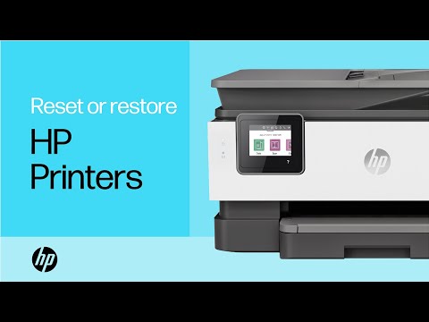 Reset or restore your HP printer | HP Support
