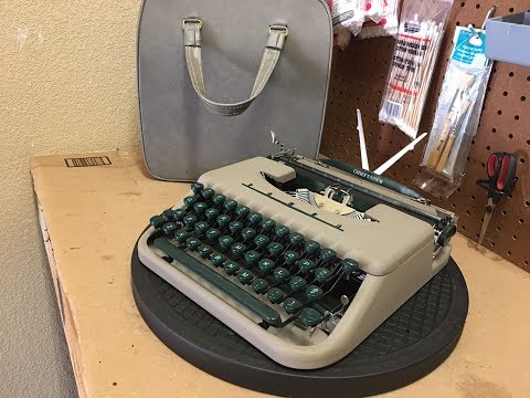 TypewriterMinutes - Typewriter Review and Restoration: 1957 Tower Chieftain II (rebranded Skyriter)