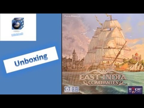 East India Companies - Unboxing - Huch & Friends - Brettspiel - Pascal Ribrault - Brettspiel