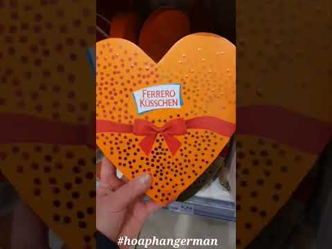 Ferrero Chocolate Heart Box/ Gift Ideas for Valentines/ Asmr Satisfying