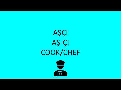 BASIC TURKISH LEARNING VIDEO 3 - MESLEKLER - PROFESSIONS - TURKISH VOCABULARY