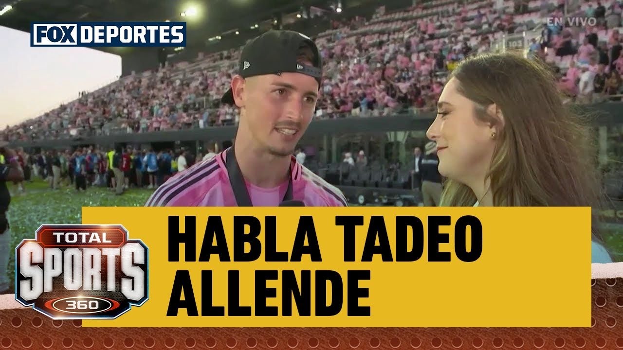 🫡 TADEO ALLENDE siempre estuvo atento a los pases de MESSI y ahora es CAMPEÓN | MLS 2025