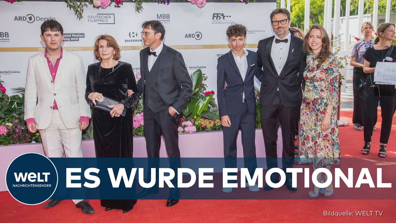 DEUTSCHER FILMPREIS: Emotionaler Moment! Senta Berger und Wim Wenders im Lola-Regen in Berlin!