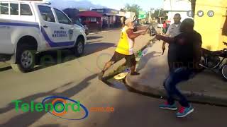 A machetazos dos hombres discuten en el sector de Vista Al Valle SFM