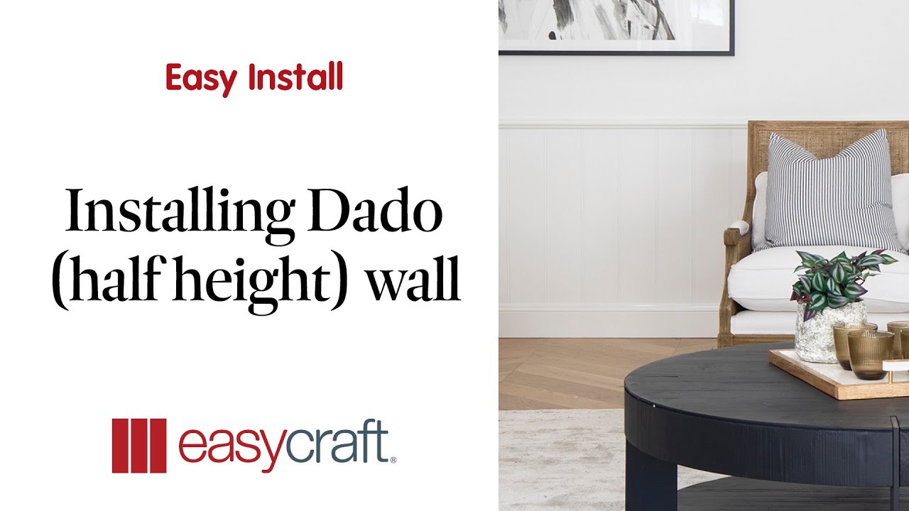 How to install EasyASCOT Dado height panels